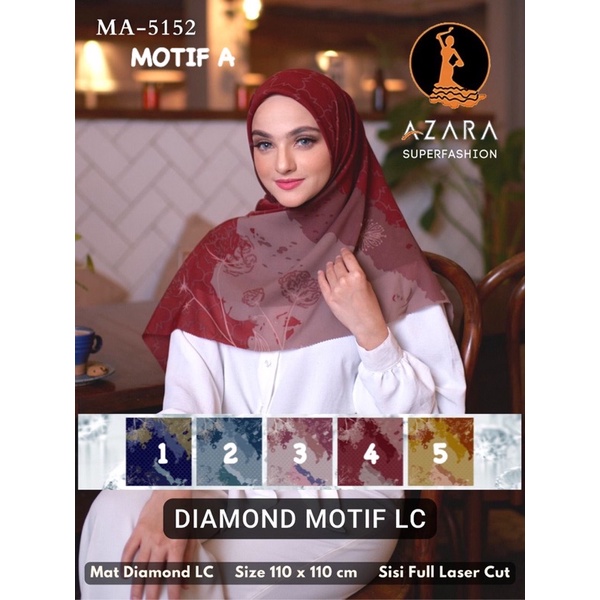 (PART 1) SEGIEMPAT MOTIF DIAMOND LC