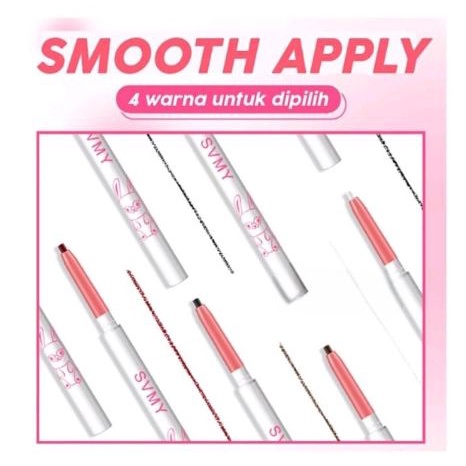 SVMY Eyeliner Mata Pink White Twisted Waterproof Tahan Air DJ 865