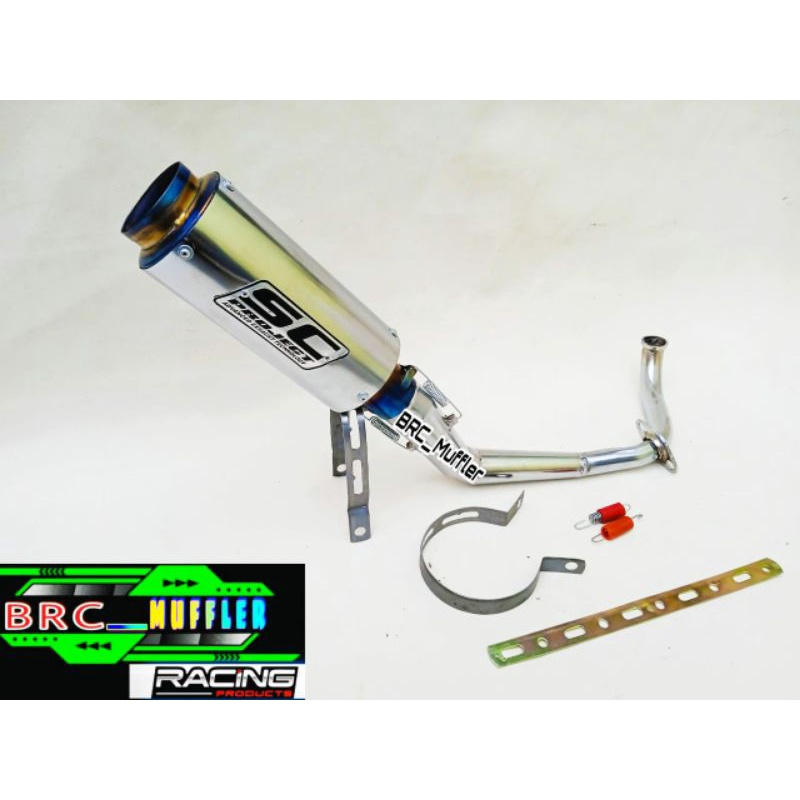 KNALPOT RACING MATIC SC PROJECT BEAT KARBU, BEAT FI NEW 2020 2021, BEAT DELUXE BEAT STREET, BEAT POP