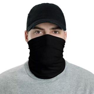 Masker Ninja Full Face Balaclava Spandex Hitam Polos Motor Helm