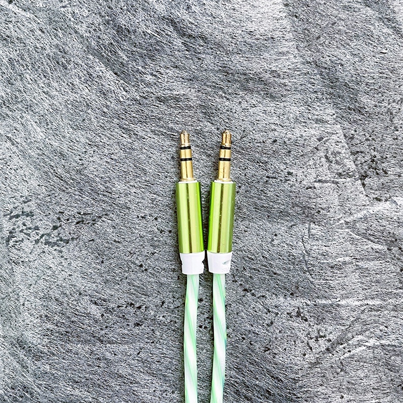 【CB020】Kabel aux Audio 1-1 jack speaker 3.5mm 1M kwalitas bagus plus packing