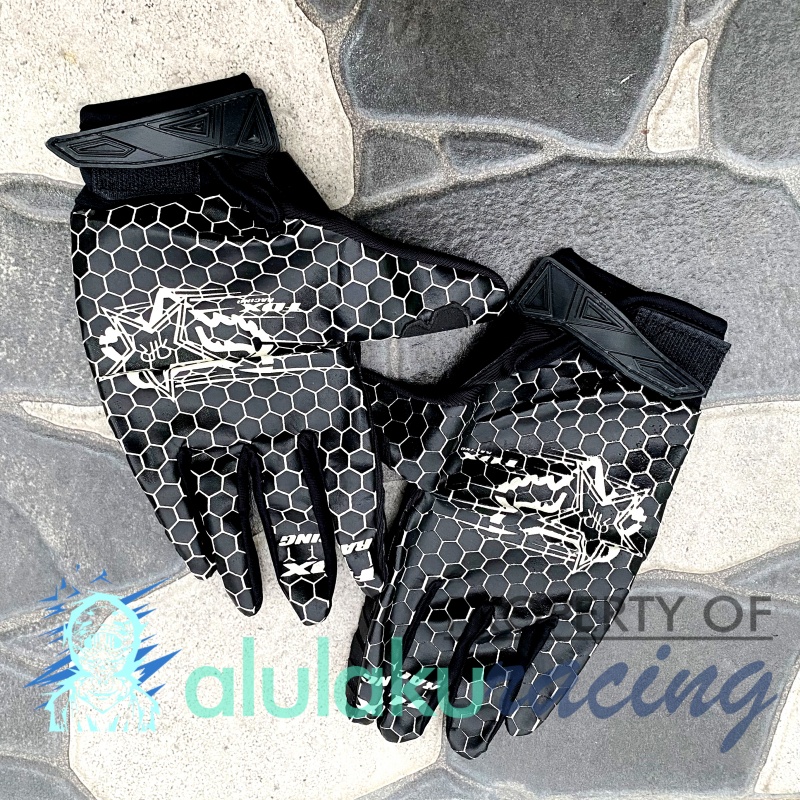 Sarung Tangan Motocross Trail Premium Flocking Material Design for Daily Use or Enduro Adventure - 001
