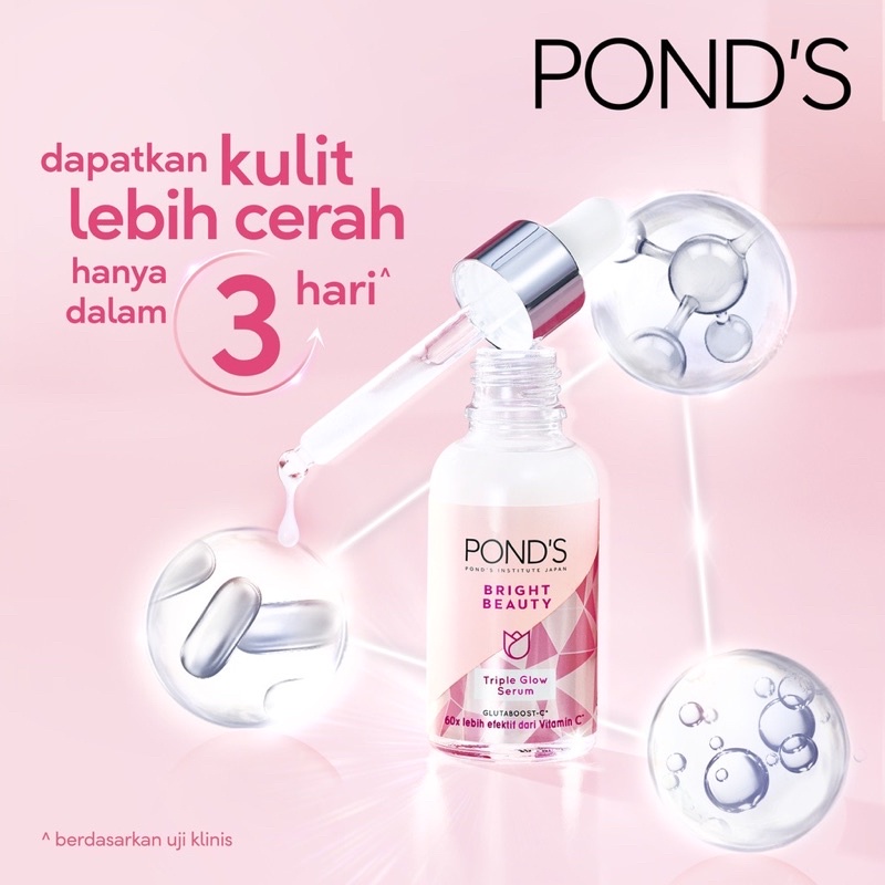 Ponds Bright Beauty Triple Glow Serum 30 g  - Pond's Mencerahkan wendy white ORIGINAL COD