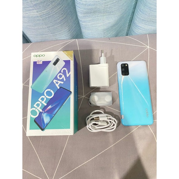 OPPO A92 RAM 8/128GB EX RESMI OPPO INDONESIA DUAL SIM SECOND FULLSET NO MINUS