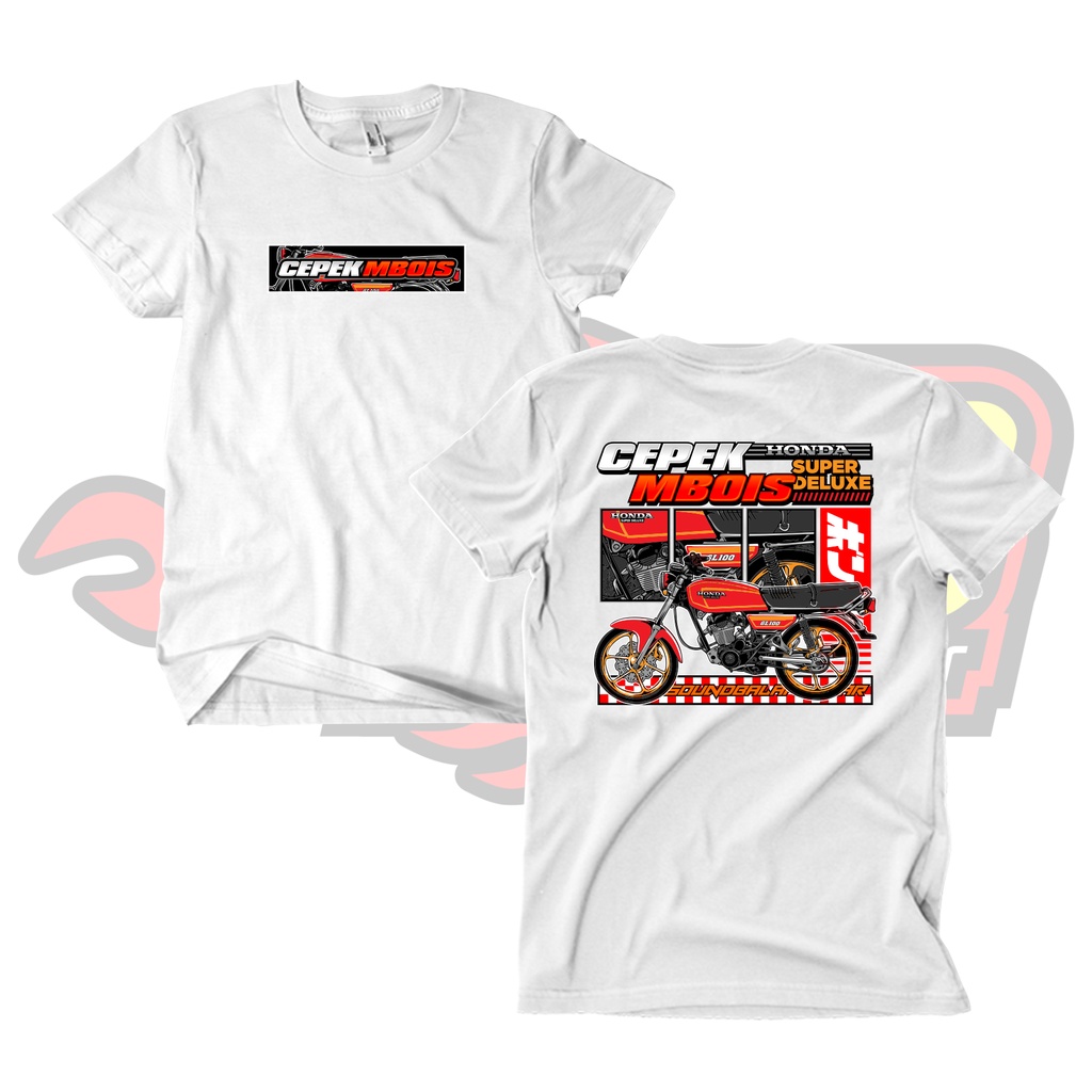 Kaos Cepek Mbois GL 100 Honda Motor Racing Indonesia kaos distro pria wanita kaos katun Soundbalapblitar