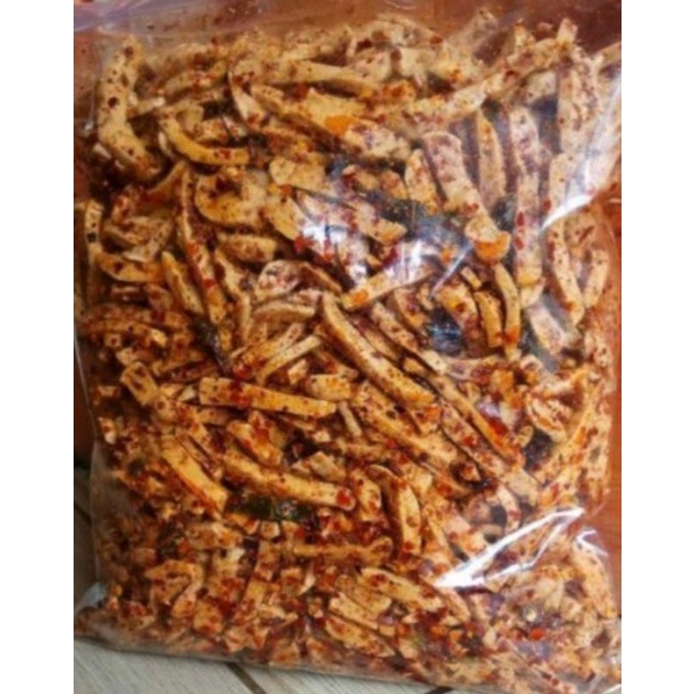 

Basreng Baso Goreng Pedas Super Krispi Ekstra Daun Jeruk Netto 1000gr / 1kg