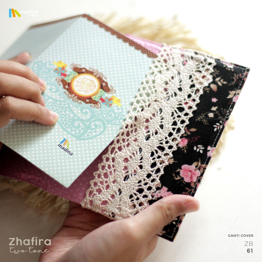 Al-Quran Madina Zhafira Two Tone (Cover Bolak Balik) | Tajwid &amp; Terjemah | Pelangi