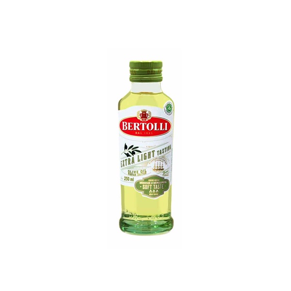 

BERTOLLI EXTRA LIGHT OLIVE 250 ML - MINYAK ZAITUN