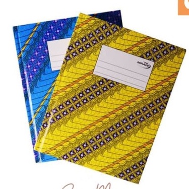 

Mirage buku hard cover batik octavo kwarto foilo