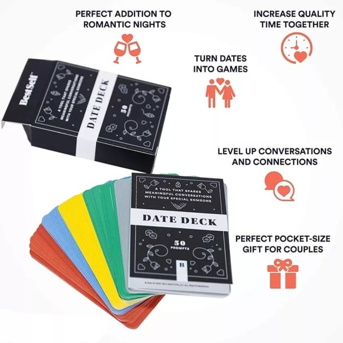 Date Deck by BestSelf Co Card Game Board Games Datedeck