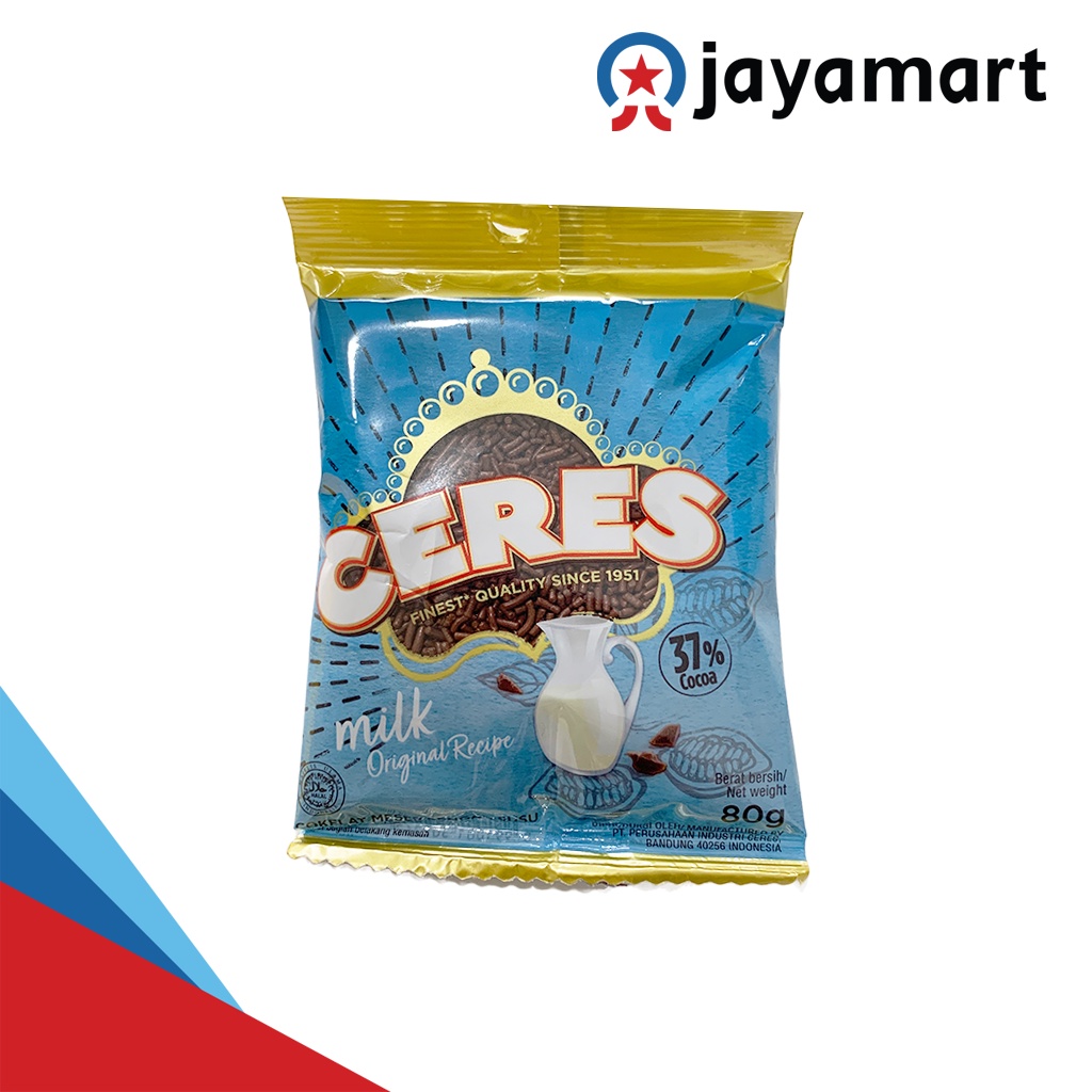 Ceres Hagelslag Meises Milk 80 Gr Chocolate coklat meses