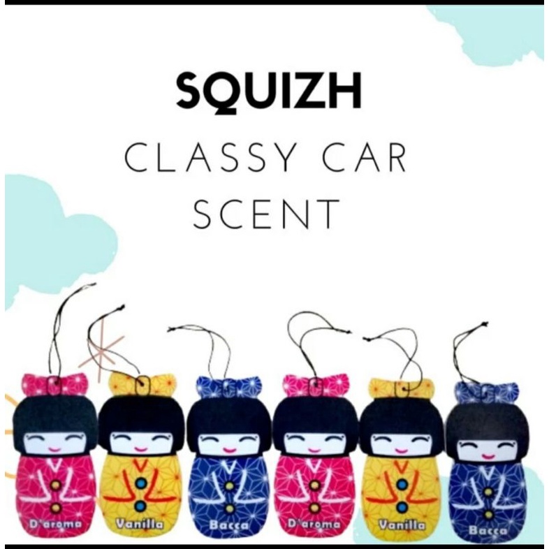 Paket Reseller Parfum Mobil Squizh Paper Original 25 pcs