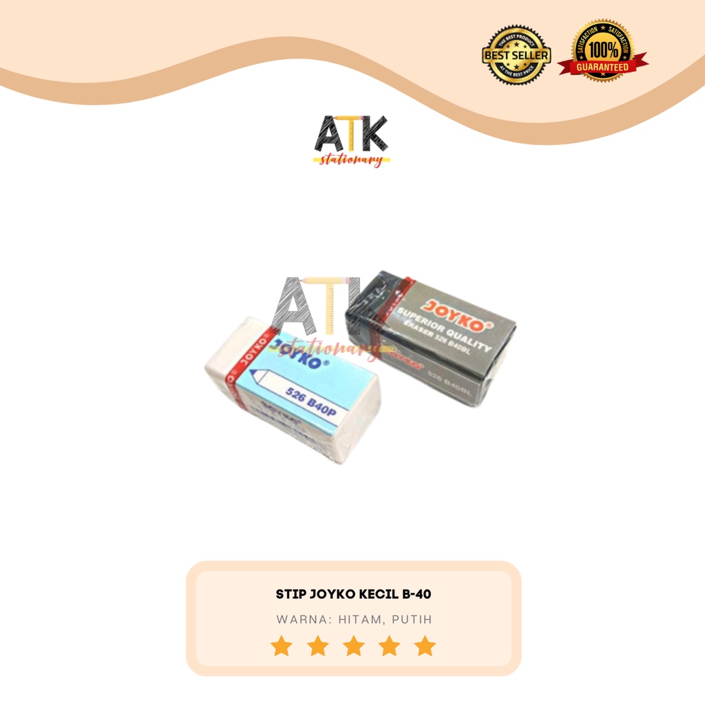 

Stip Penghapus Joyko B40 Kecil 1 Pcs atk