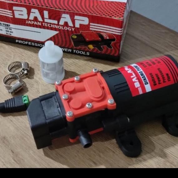 Pompa Pendorong Shower Otomatis DC 12 Volt + Bonus