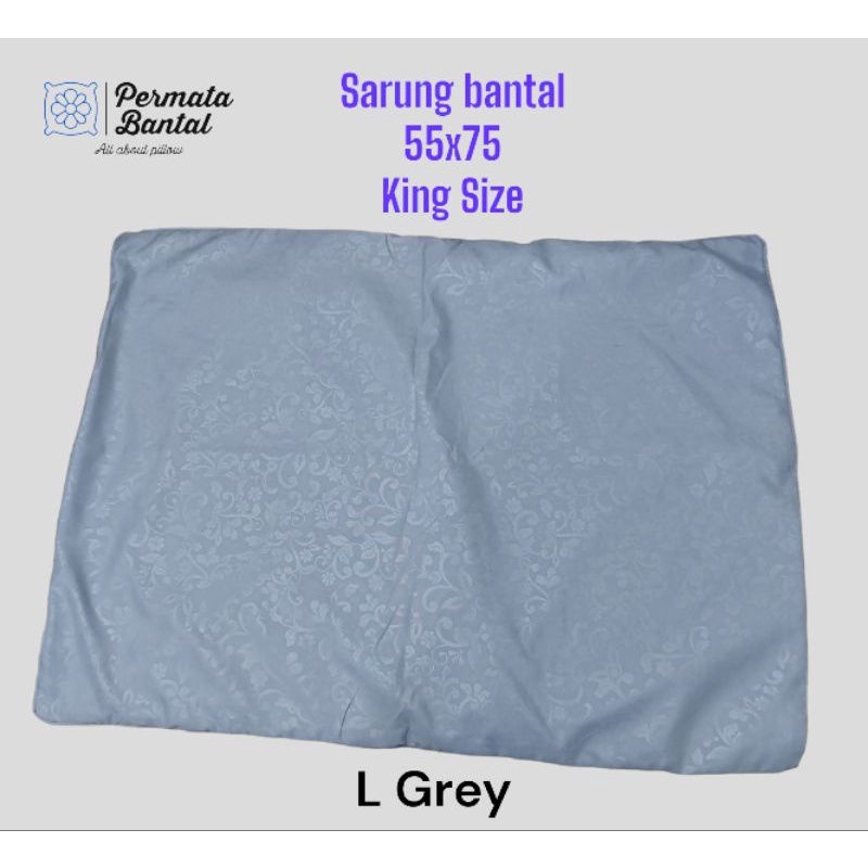 Sarung bantal emboss ukuran 55x75 King Size