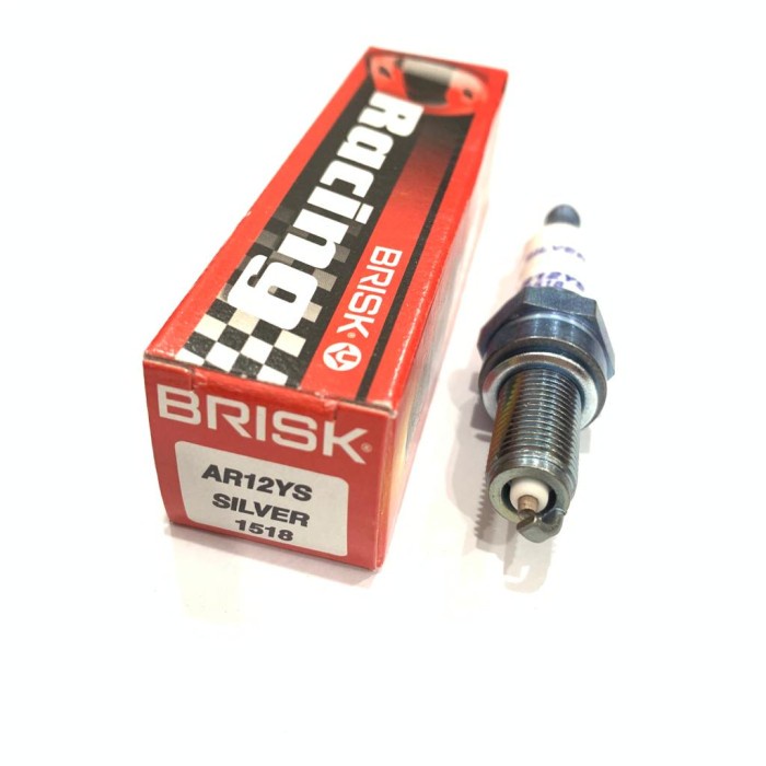 Busi Brisk Iridium Silver Ar12Ys Aerox Gsx Supra X 125 Fu Injeksi