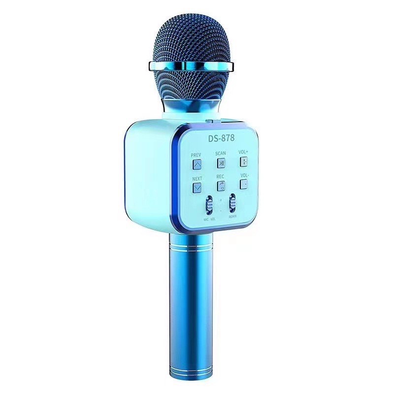 (COD) MIC SPEAKER DS-878 MICROPHONE BLUETOOTH KARAOKE SMULE WIRELESS