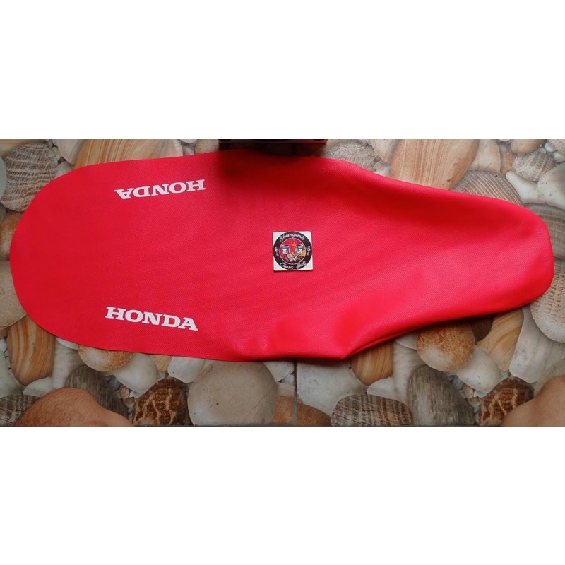 Kulit jok honda trail crf merah