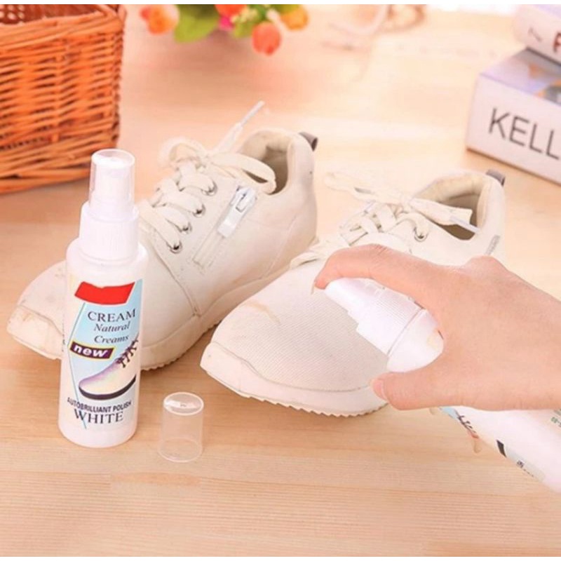 CAIRAN PEMBERSIH PEMUTIH SEPATU SPRAY DAN BRUSH