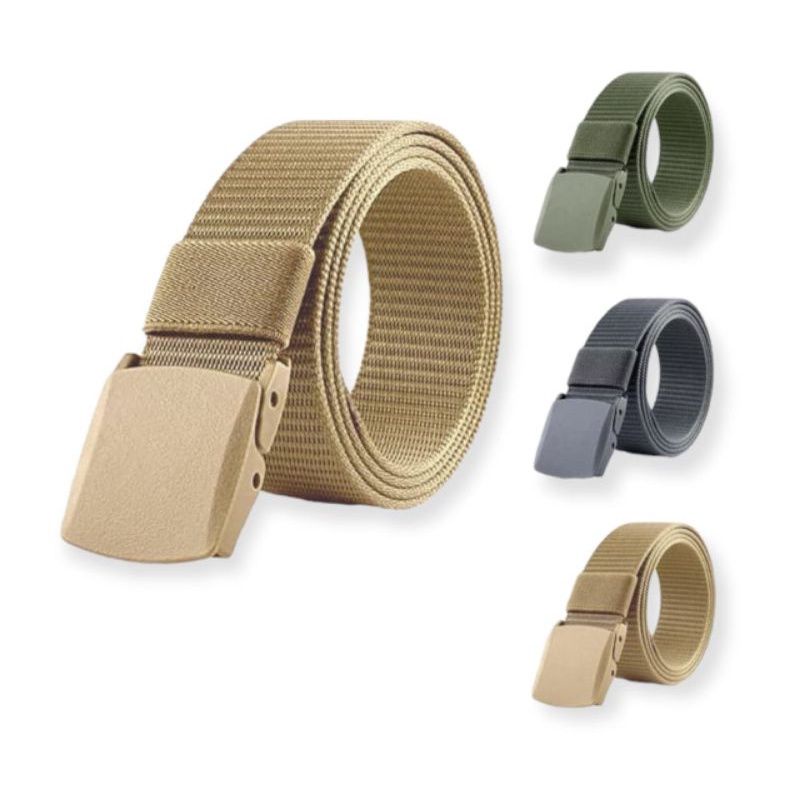 munte21-  Pinggang Nylon Kanvas Ikat Pinggang Anti Metal Detector Termurah