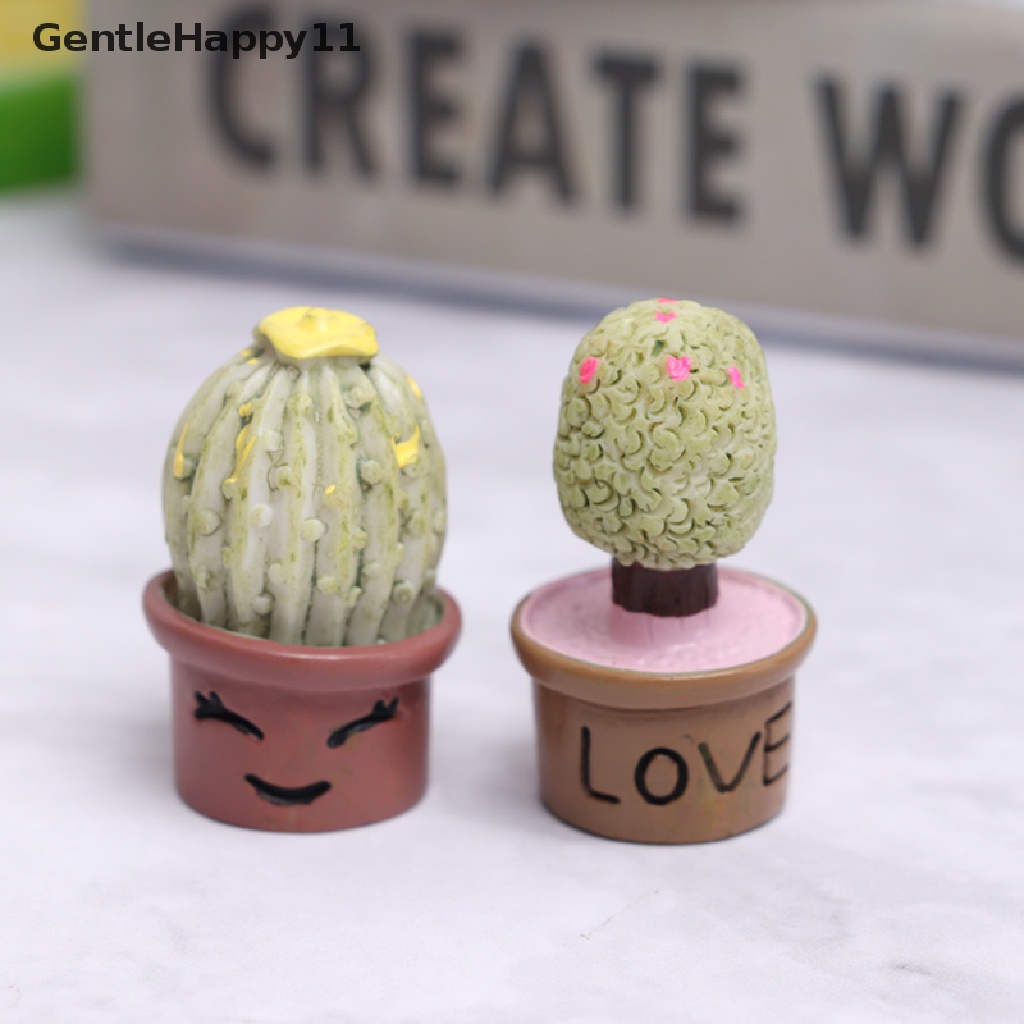 Gentlehappy 5Pcs Miniatur Dalam Pot Untuk Dekorasi Furniture Rumah Boneka Home id