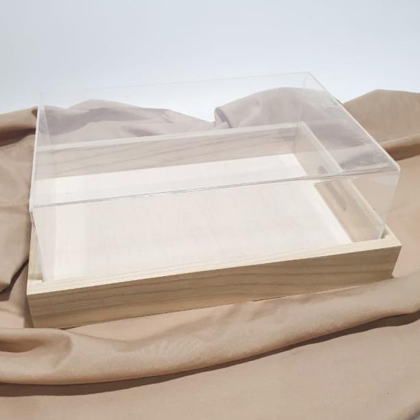 

Baki Kayu + Tutup Akrilik / Tray + Acrylic Lid
