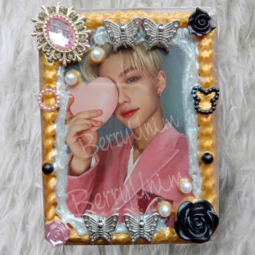 Toploader Deco Cream Photocard | KPOP Toploader |