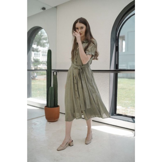 (NEW) Maven - Theodore Set in Pesto + Mellisa SQ Inner in Olive