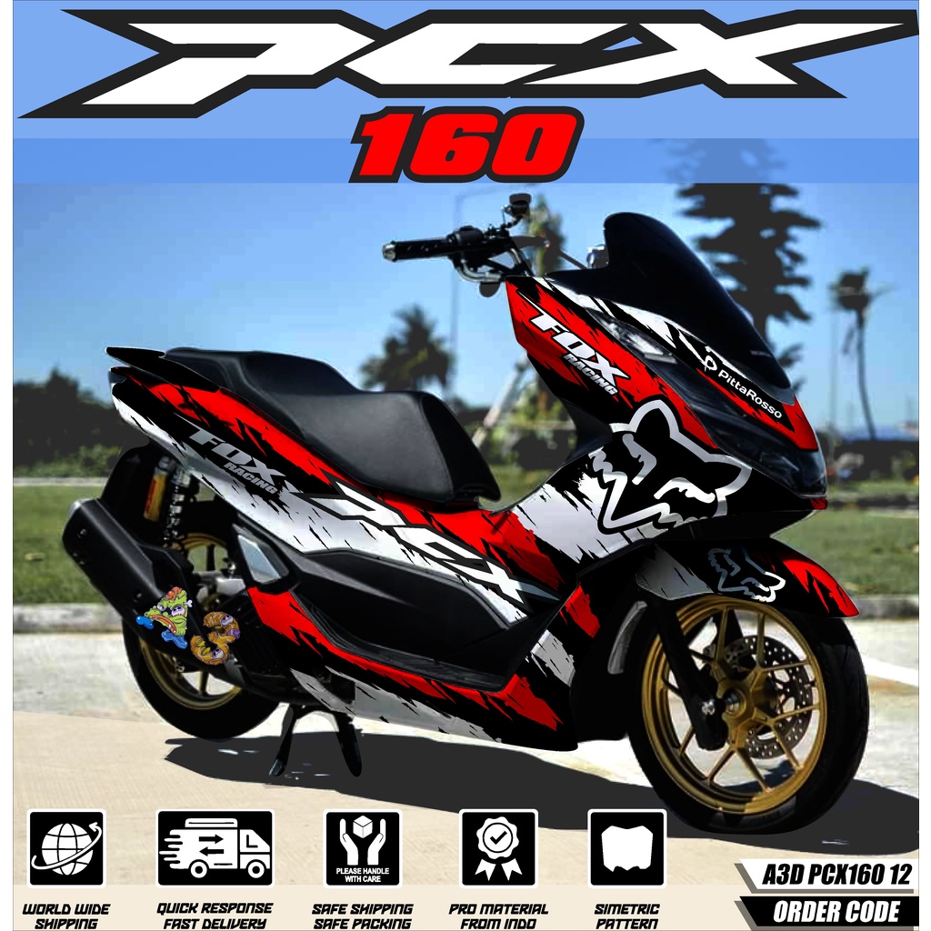 Decal Sticker PCX 160 2021 Fullbody - Dekal PCX 160 New Decal Sticker Honda PCX 160 2021 atriplegrap