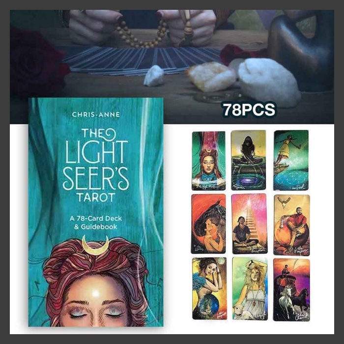 [COD] Kartu Tarot Light Seer's 78 Cards Deck | English Guide Book