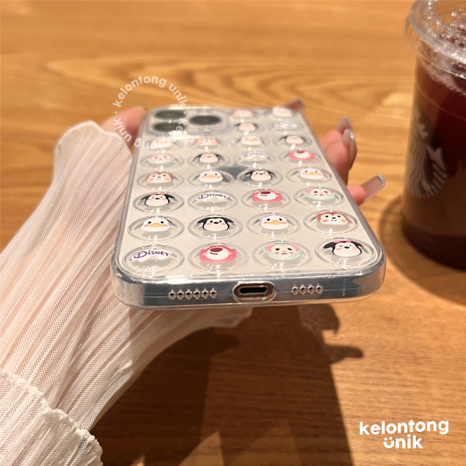 For iPhone - Cartoon Pop It Bubble Soft Case