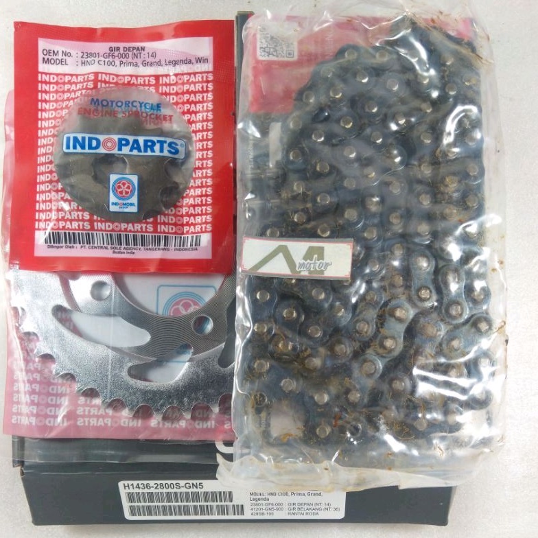 GEAR GIR SET GRAND LEGENDA HONDA PRIMA HONDA ASTREA STAR ORI ASLI INDOPART