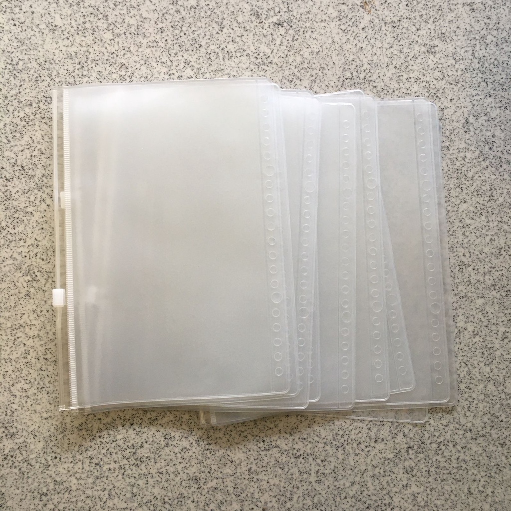 

Zipper binder A5 20 holes dan 6 holes
