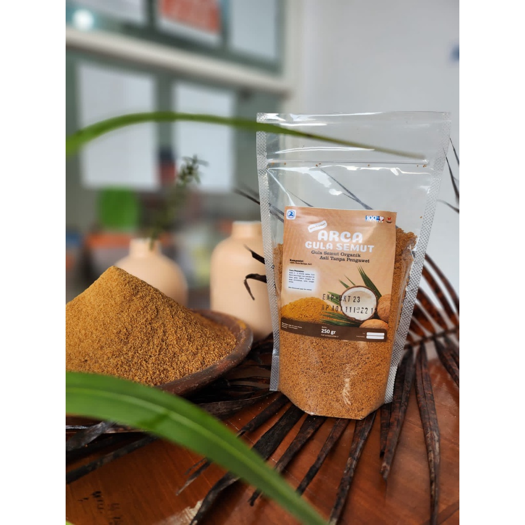 GULA SEMUT AREN BUBUK ORGANIK ARCA 250GR PALM SUIKER BROWN SUGAR