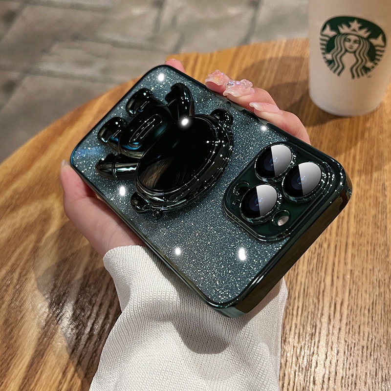 IPHONE Untuk Iphone14Plus Casing Iphone11 12 13 14 Pro Max Case Magnetic Hard PC Bumper Dengan Penutup Lensa Kamera Perlindungan