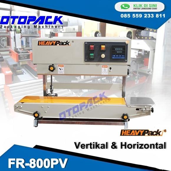 CONTINUOUS BAND SEALER FR 800 PV MESIN SEGEL PLASTIK STANDING POUCH