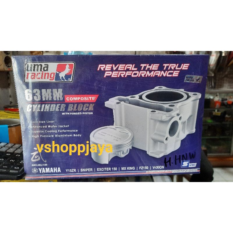 Blok set Uma racing-blok fullset 63mm Vixion old-mx king original uma racing