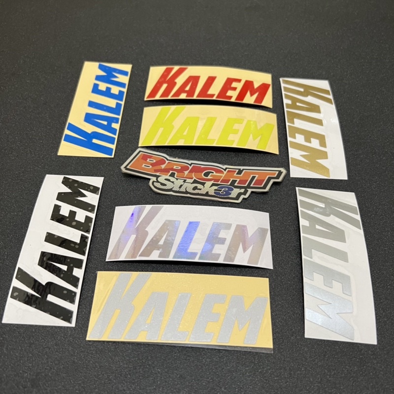 STICKER stiker KALEM cutting