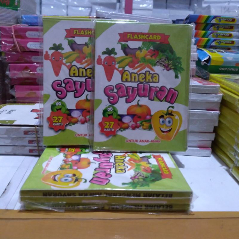 FLASHCARD/ KARTU HURUF SAYURAN