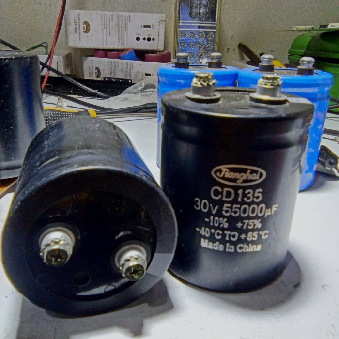 Conect Elco 55000 Uf 30V Ory Tested Harga Sepasang
