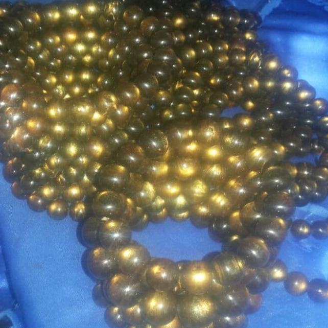 Gelang Tali Arus Serat Emas 12mm