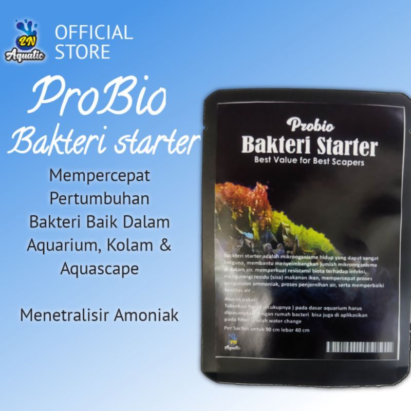 AQUASEHAT Probio Bakteri starter Aquascape Aquarium penjernih air kesehatan ikan dan tanaman aquascape