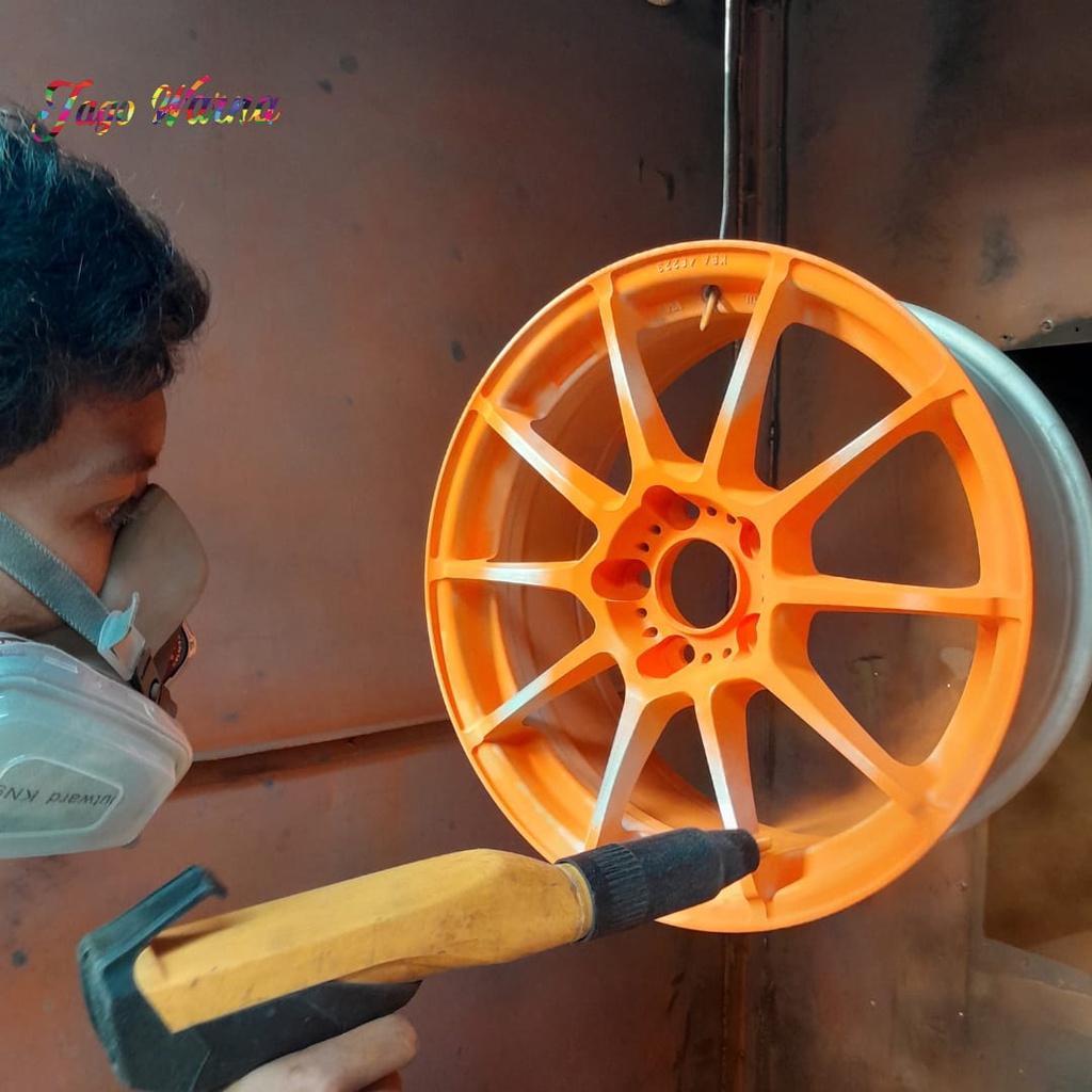 Terima Powder Coating Velg Mobil / Repaint Velg mobil / Cat Ulang velg