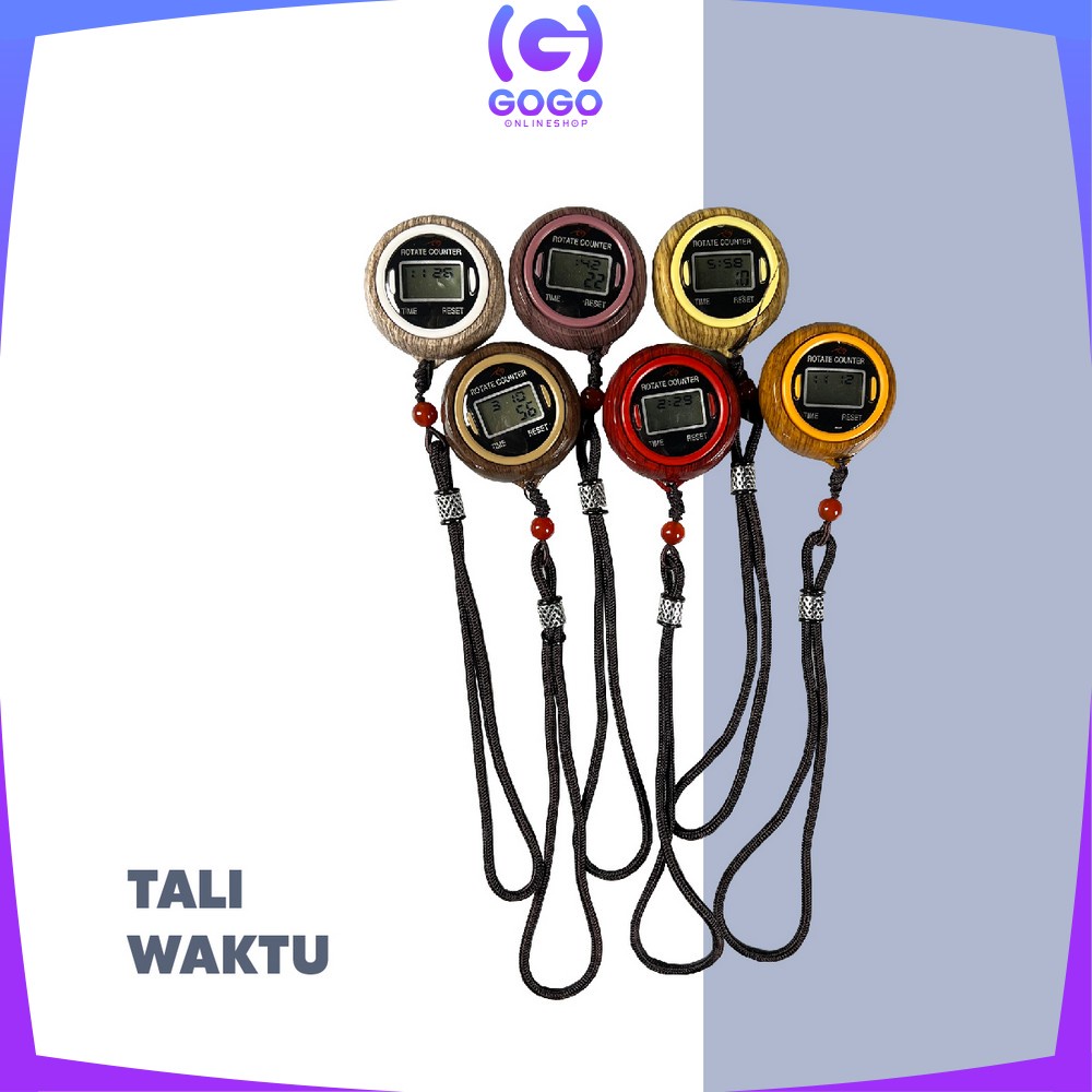 GOGO-C383 Tasbih Digital Kayu / Tasbih Digital Premium Mini Tally Counter / Alat Hitung Tasbeh Digital / Finger Counter