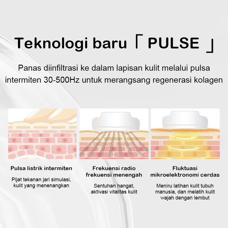 2023 Newest Mini HIFU RF EMS PULSE 4 in 1 Alat Kecantikan Multifungsi EMS Radio Frekuensi Ultrasonik Pulse Penghapusan Kerutan Wajah Lingkaran Hitam Pemutih Kencangkan Kulit Beauty Face