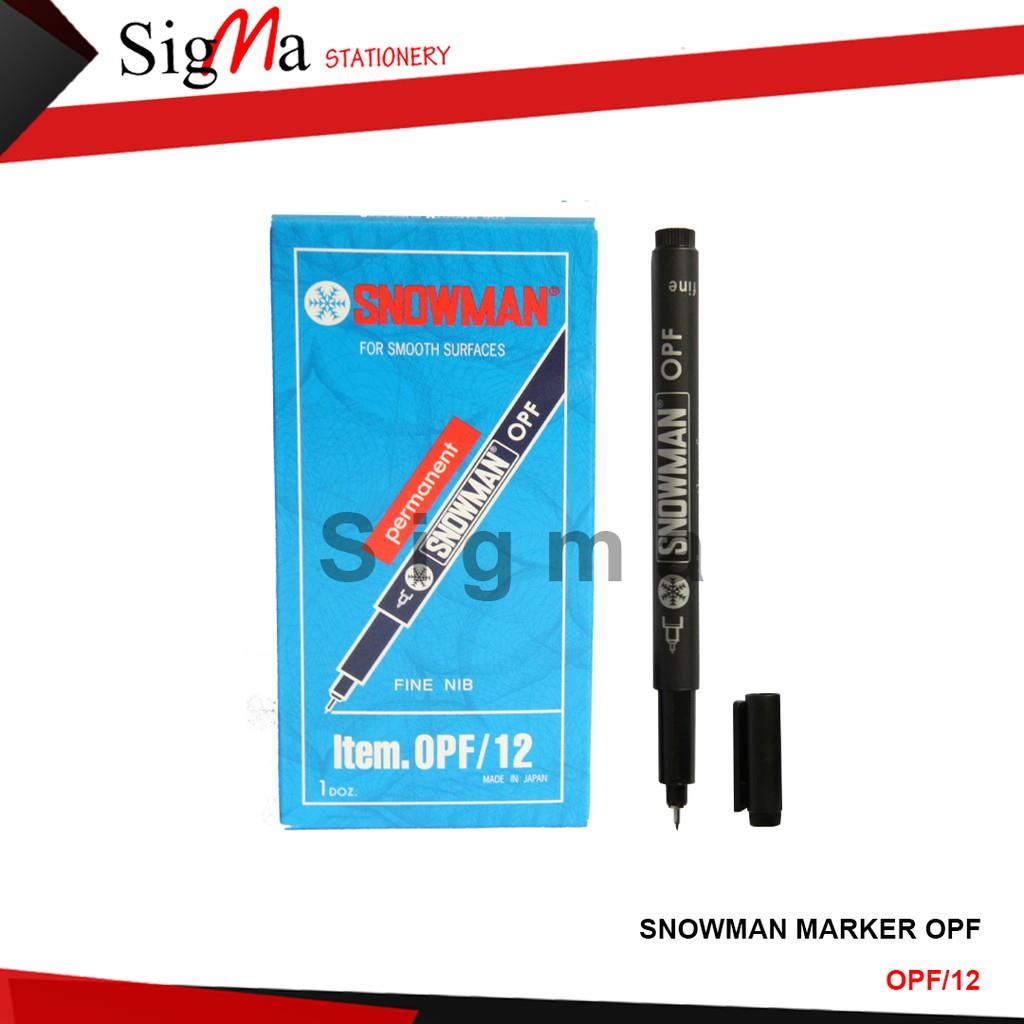 

Pulpen / Spidol SNOWMAN OPF Hitam (Pcs)