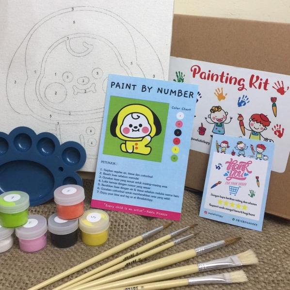 

DIY PAINT BY NUMBER KANVAS 20X20 - pinguin