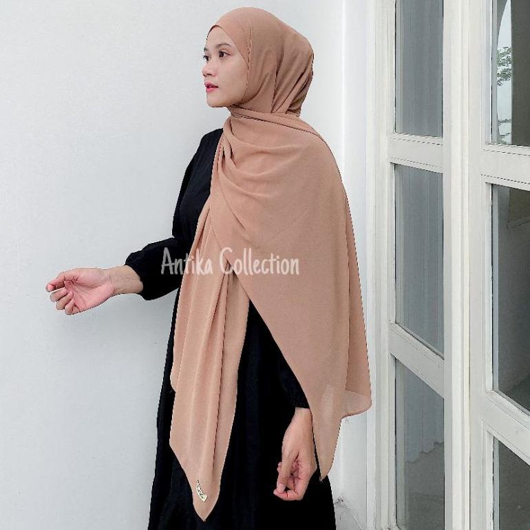 ↓ pashmina jumbo ceruty baby doll 200x75 - pashmina syar’i ceruty baby doll premium ㊩