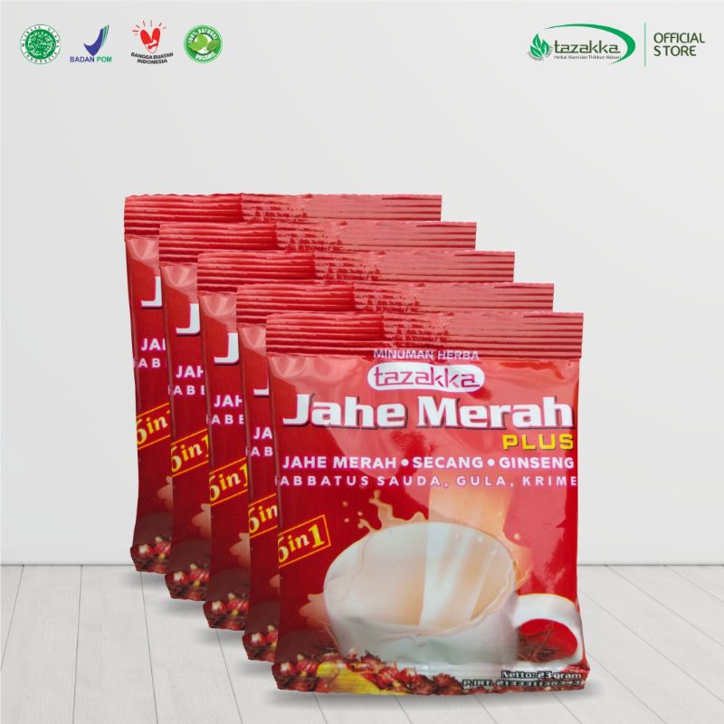

jahe merah gula aren original 6 in 1 Herbal Tazakka Original⭐️⭐️