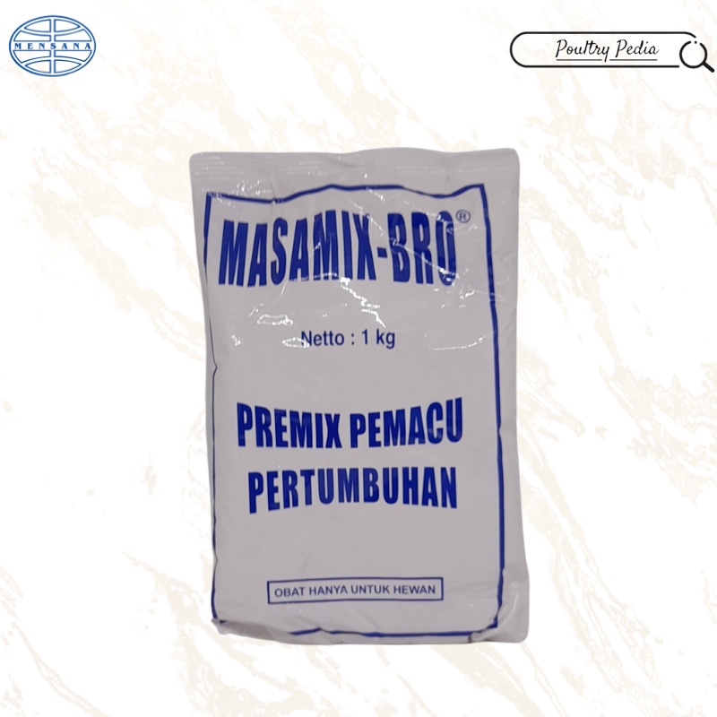 Masamix Bro 1 kg - premix Pertumbuhan Ayam Pedaging